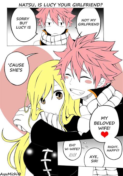 Happy is a small blue Exceed with a white underbelly. . Do natsu and lucy get together